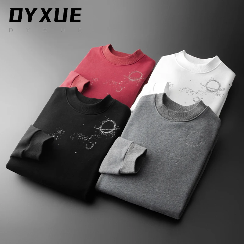 

Luxury designer high-end autumn winter Simplicity printing weater men's slim fit trend personalized casual brand Pullove