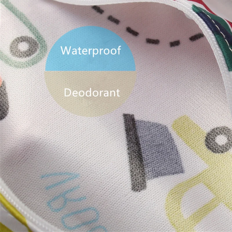 Сумка для детских подгузников 30*40 мультяшная водонепроницаемая многоразовая