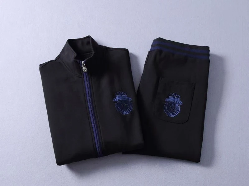 

BILLIONAIRE Sportswear set men 2021 winter thick new casual Comfortable cotton zipper outdoor embroidery quality big size M-3XL