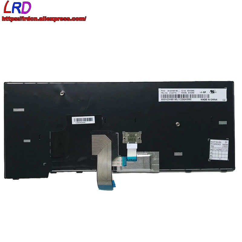 Новая испанская клавиатура ES для ноутбука Lenovo Thinkpad E450 E450C E455 E460 E465 | Компьютеры и