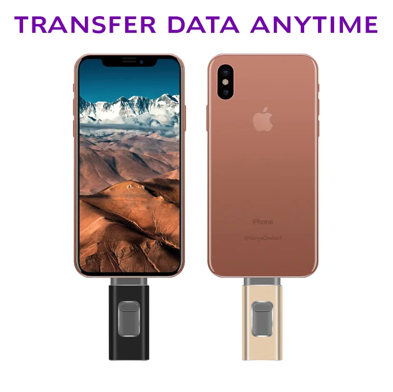 USB флеш-накопитель 128 Гб 64 ГБ 32 ГБ OTG USB3.0 16 ГБ 8 ГБ 4 ГБ флеш-накопители lightning USB флешка Флешка для iPhone iPad iPod APPLE
