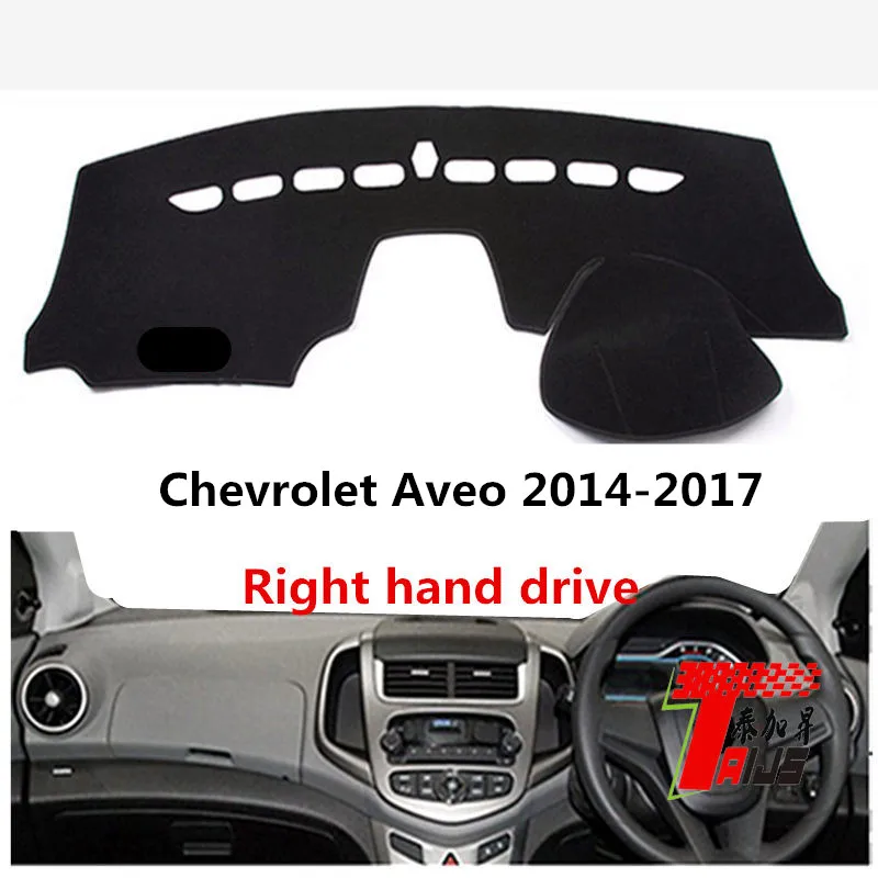 

TAIJS Factory Sun Shade Anti dust Polyester Fibre Car Dashboard Cover For Chevrolet Aveo 2014 2015 2016 2017 Right hand drive