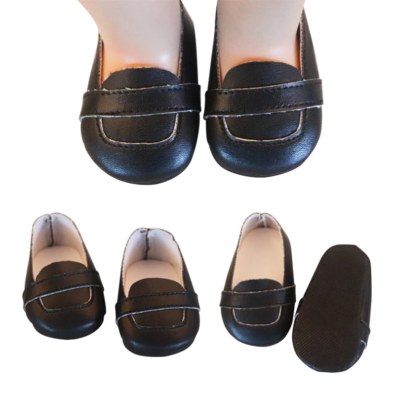 7 см кукла для отдыха из кожи Изящная обувь с круглым носком Обувь в горошек