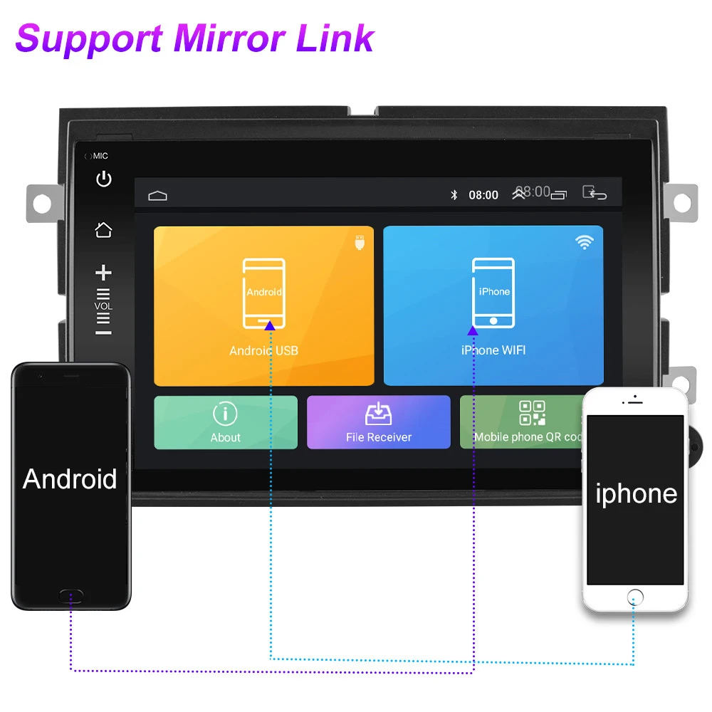 Easteregg 7 &quot2Din Android для Ford F150 F250 F350 500 Explorer Focus Fusion Mustang Edge Авторадио WIFIGPS навигация