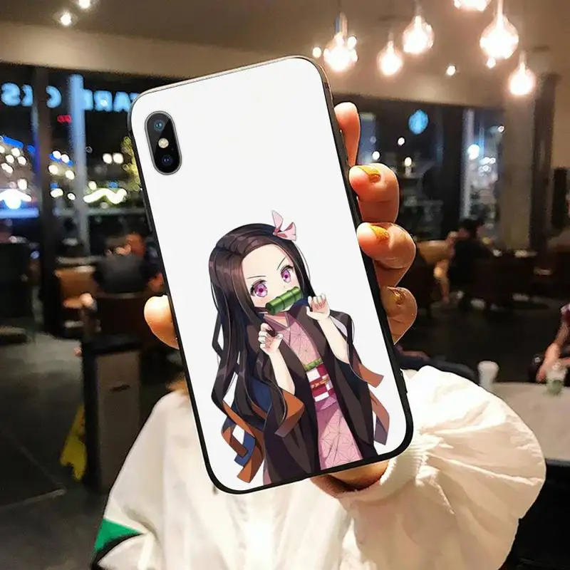 

Kimetsu no Yaiba Japan Anime Phone Case for iPhone 11 12 pro XS MAX 8 7 6 6S Plus X 5S SE 2020 XR