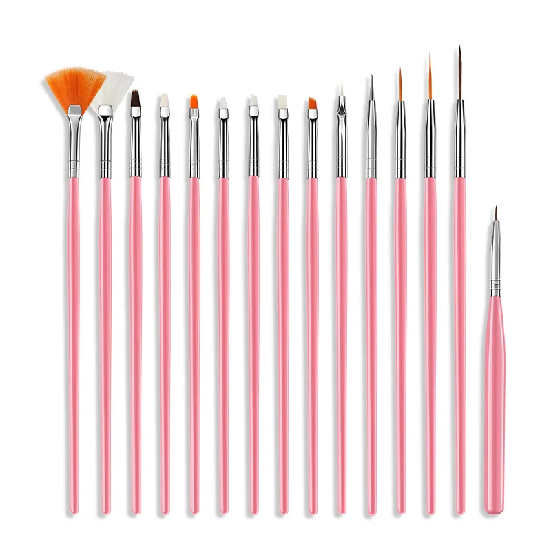 

Nail Art Pen Set 15 Nail Art Painting Drawing Strokes Flower Phototherapy Drill Pens