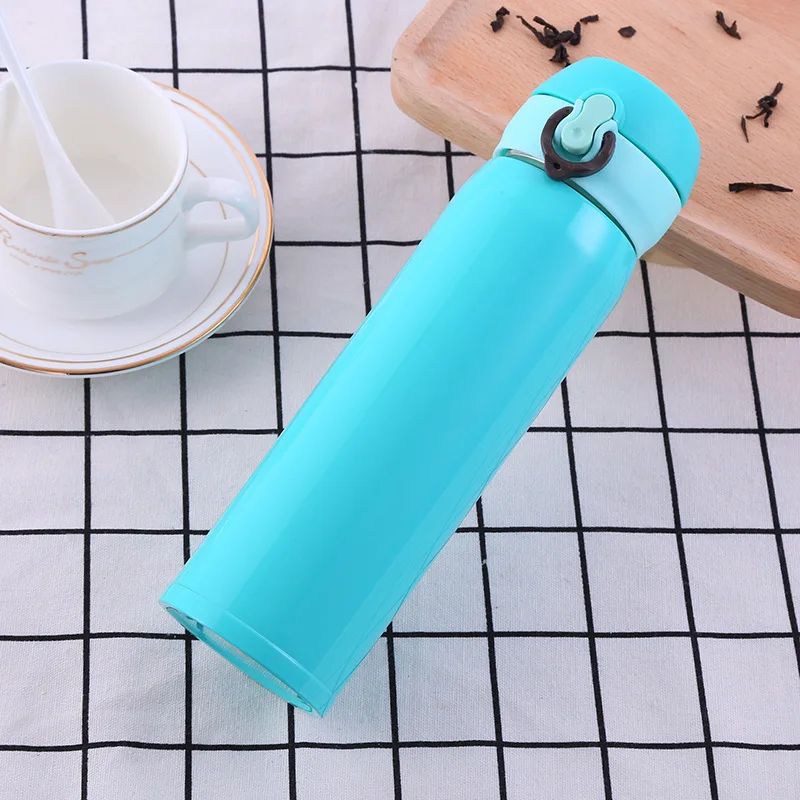 Прыгающий термос чашки сплошной цвет кружки для автомобиля кружка спортивные