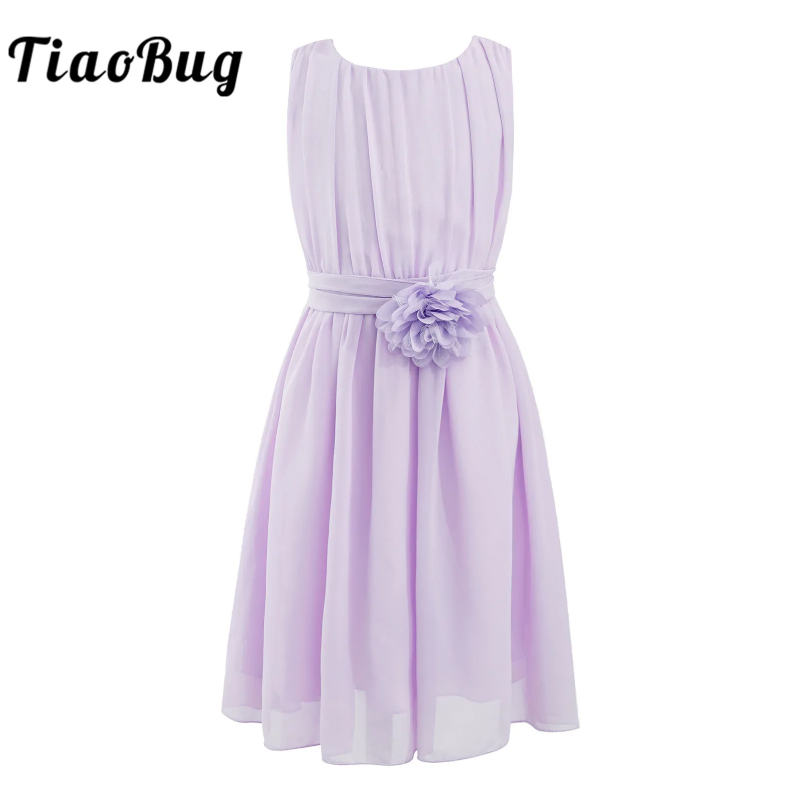 

Summer Chiffon Dresses for Girls Princess Dress Birthday Pageant Wedding Costume Junior Bridesmaid Dress Petites Filles Robes