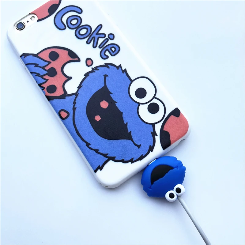Мультяшная защита для кабеля с животными iPhone usb-органайзер передачи данных милый