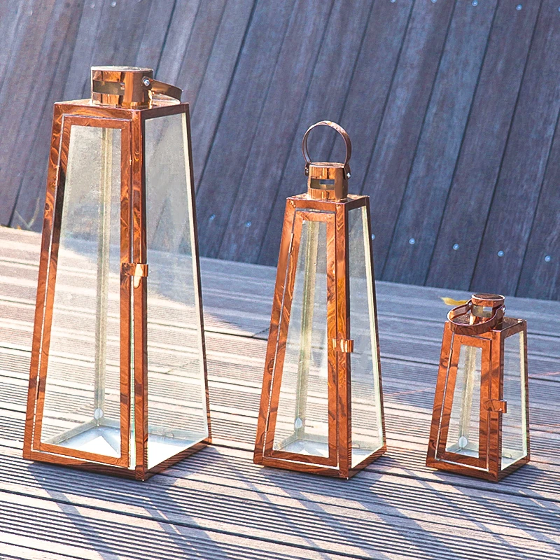 Металлический Подсвечник в скандинавском стиле роскошный современный