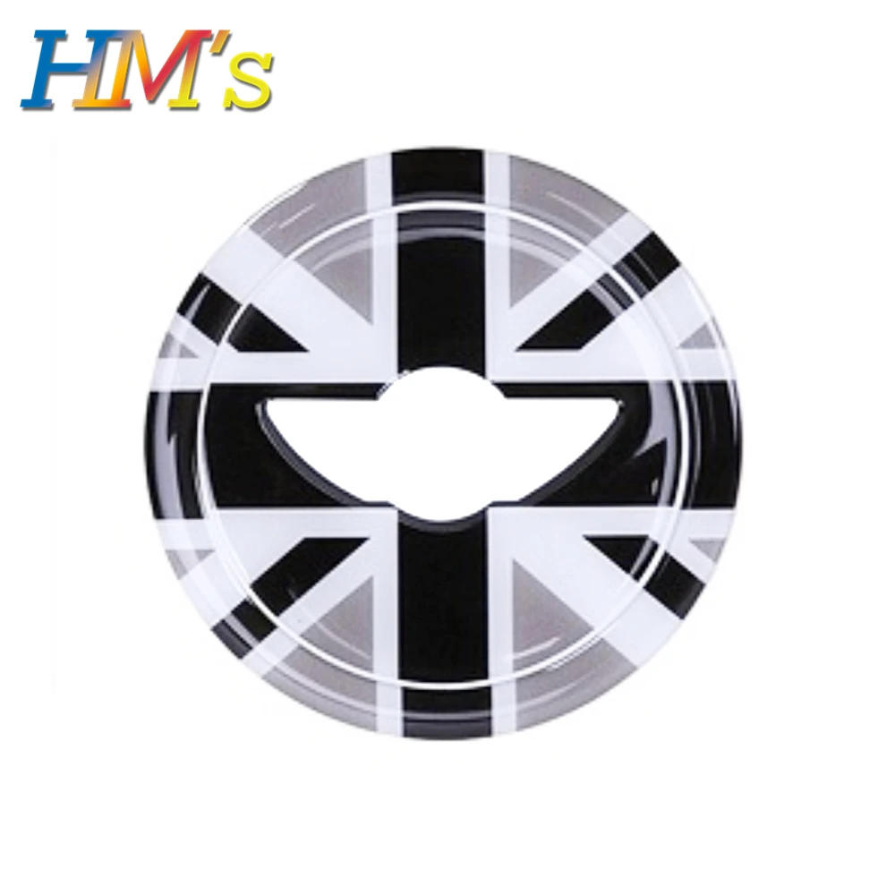 Grey Union Jack Наклейка на руль s для Mini Countryman R60, аксессуары для Mini Cooper R56 R55 R60 R57 R58 R59 R61 - Название цвета: Grey Union Jack