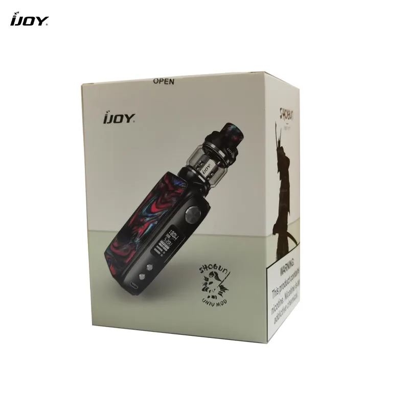 Оригинальный комплект IJOY Shogun Univ 180 Вт TC с модом и баком Katana 5 мл Питание от Dual 18650 Box