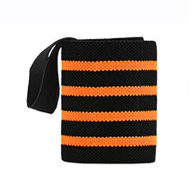 Orange Four Stripes ROEGADYN, для взрослых, камуфляж, поддержка запястья, скоба, Кроссфит, напульсники, для мужчин, черный, спортивный, напульсник, для тенниса, для рук, защита запястья, пара - Цвет: Orange Four Stripes