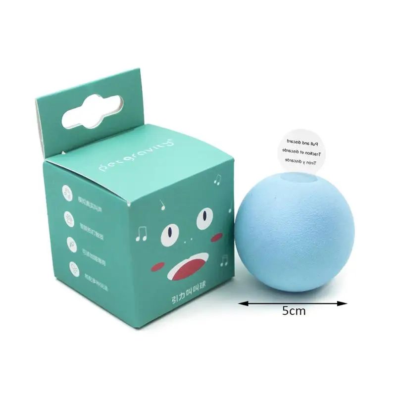 

Smart Touch Sounding Cat Toy Interactive Ball Catnip Cat Training Toy Pet Playing Ball Squeaky Supplies for Kitten Pet