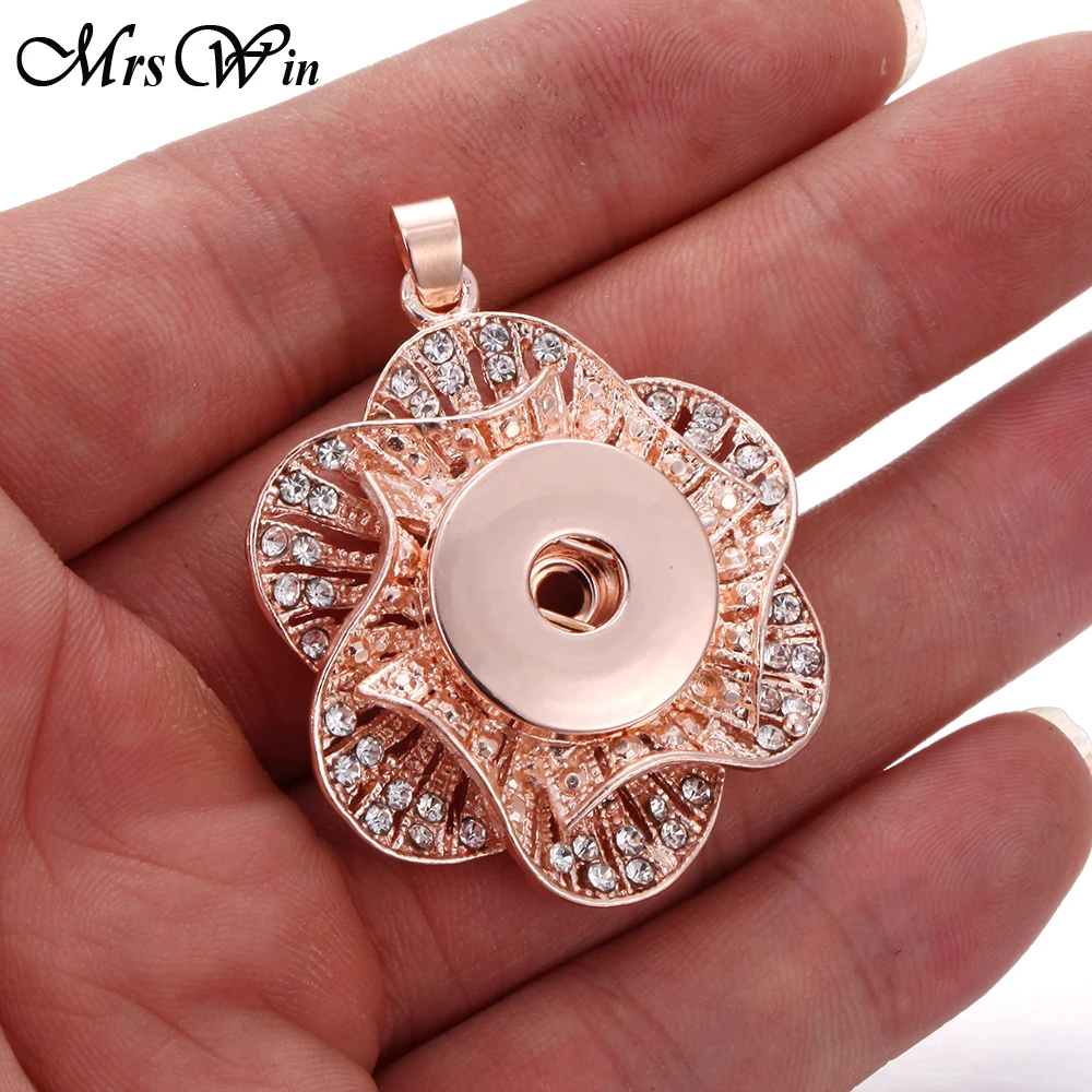 Женская цепочка под розовое золото с кристаллами 18/20 мм|Ожерелья подвеской| |