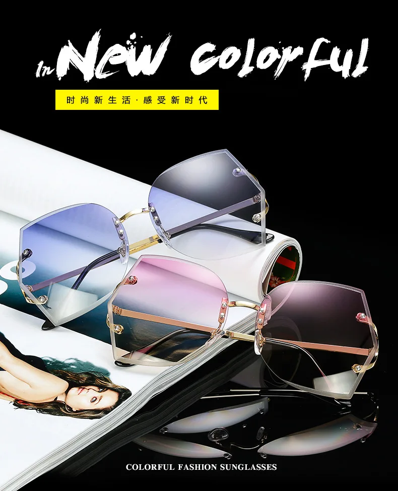 Модные женские солнцезащитные очки большой размер d прозрачная оправа Ретро