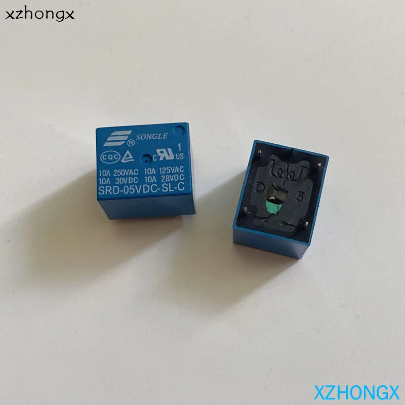 5 шт. реле SRD-5VDC-SL-C SRD-12VDC-SL-C SRD-24VDC-SL-C 12V 24V 10A 250VAC 5PIN