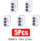 5 шт. Quantum 2 стеклянного объектива камеры для Samsung Galaxy A82 A72 A52 A42 A32 A22 A71 A51 A41 A31 A21 A21S A12 A02S протектор Закаленное Стекло
