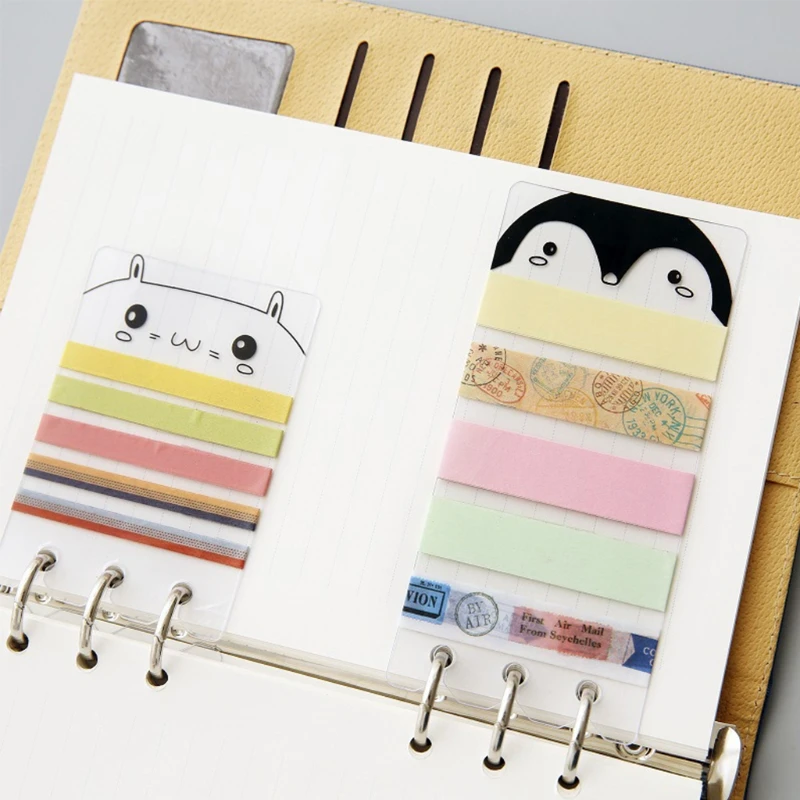 

Cartoon Tape Dispensing Plate Board For A5 A6 Size Binder Planner Notebook M17F