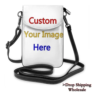 3D сумка на заказ, дизайн вашего образа, женские вечерние сумки на плечо, сумка из искусственной кожи, женская сумка-тоут, сумки-мессенджеры, Прямая поставка