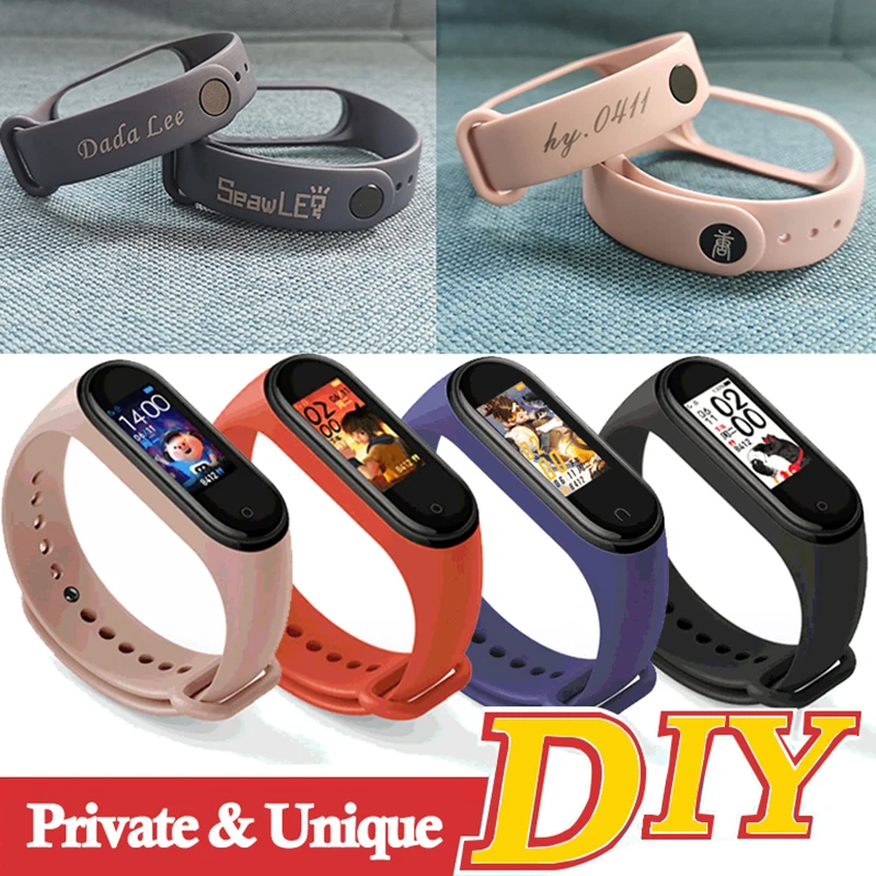Силиконовый ремешок для Xiaomi Mi Band 4 3 сменные ремешки браслета аксессуары |