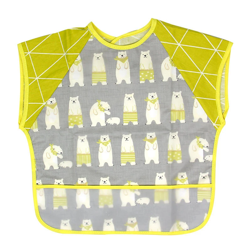 

Lovely Baby Bibs Waterproof Apron Kids Feeding Robe Anti dressing Bib Baby Stuff