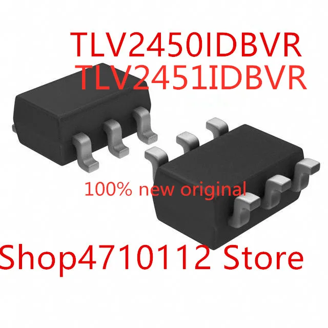 10PCS/LOT NEW TLV2450IDBVR TLV2451IDBVR TLV2450IDBVT TLV2451IDBVT TLV2450 VAQI VAQ1 TLV2451 VARI SOT23-5 IC