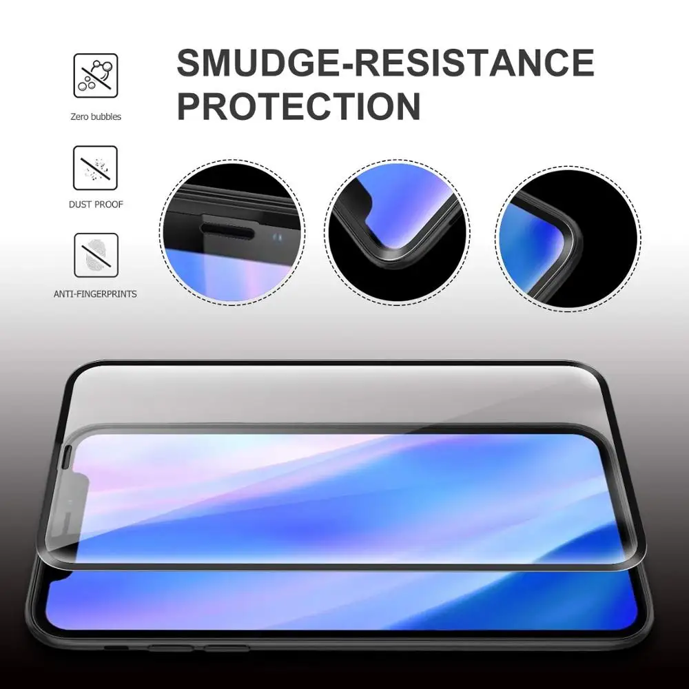 5D полное покрытие закаленное стекло для iPhone 11 Pro 2019 Защитное экрана Max защитная