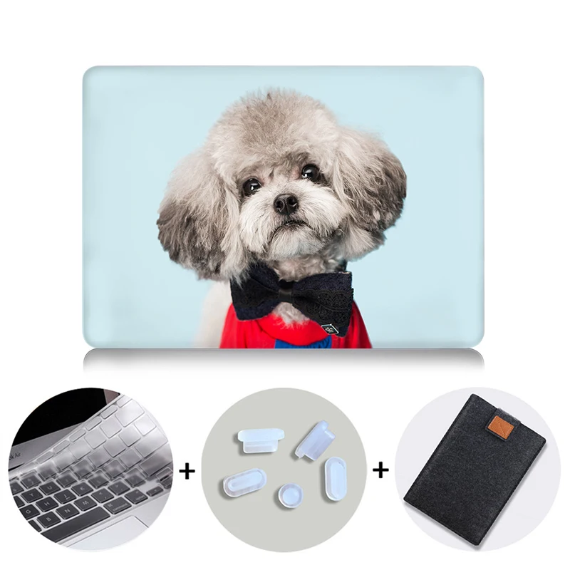 MB16 Чехол для ноутбука MTT, чехол для Macbook Air 11 13,3 Pro 13 15 retina, чехол с милой собакой для Apple Mac, чехол для книги, 12 дюймов, сумка для ноутбука - Цвет: MB16