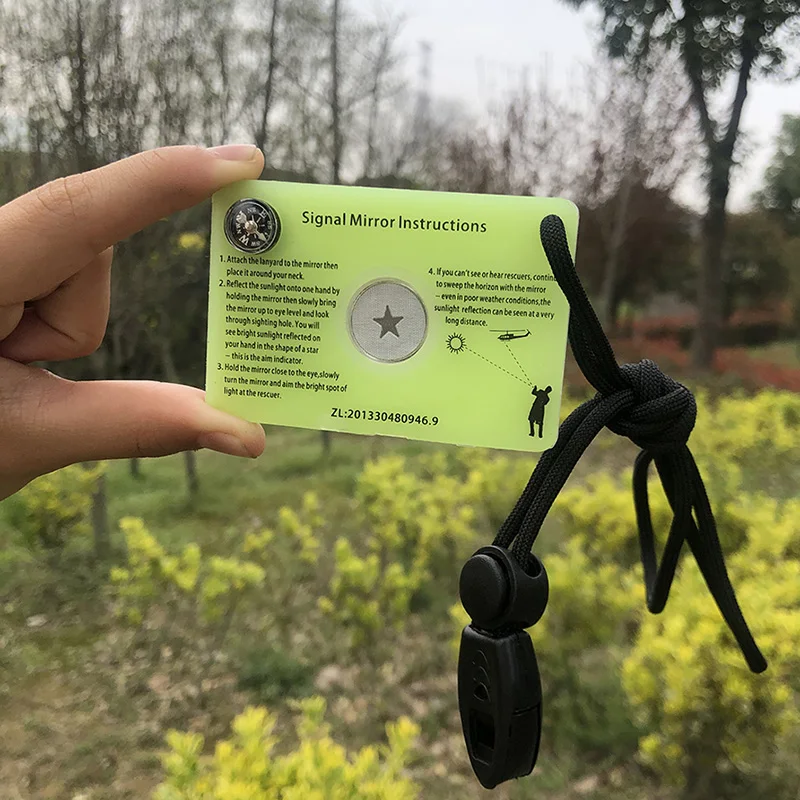 

Многофункциональное сигнальное зеркало, альпинизм с компасом, инструменты для экстренного выживания в кемпинге, уличное зеркало для выжив...