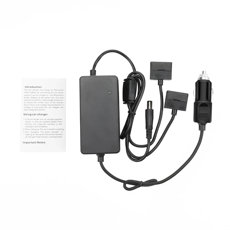 Автомобильное зарядное устройство для DJI Phantom 3 Pro Adv стандартное дрона с пультом
