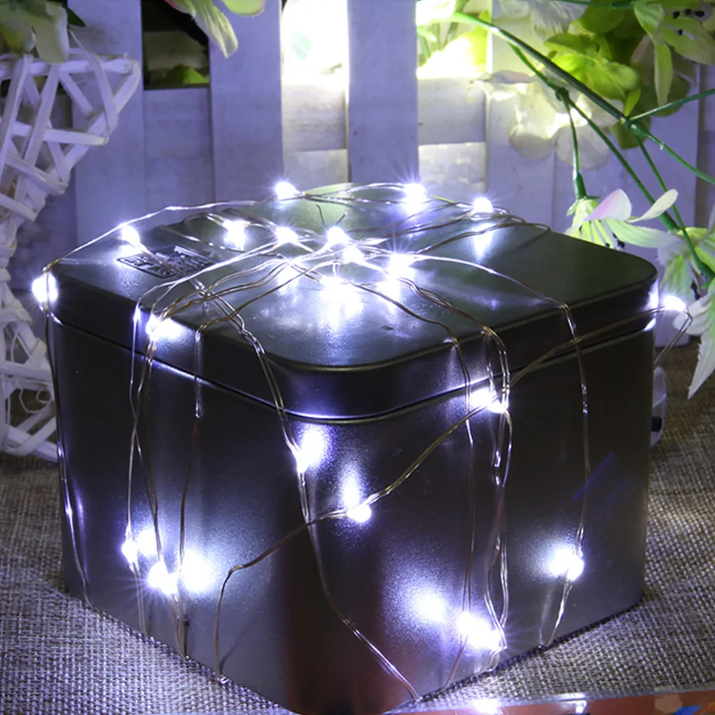 Светодиодный светильник на медной проволоке 100 светодиодов праздничный s