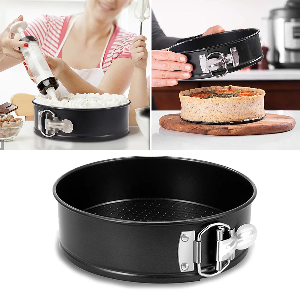 Гаджет для торта элементы 7 дюймов круглый лоток выпечки антипригарная пружинная