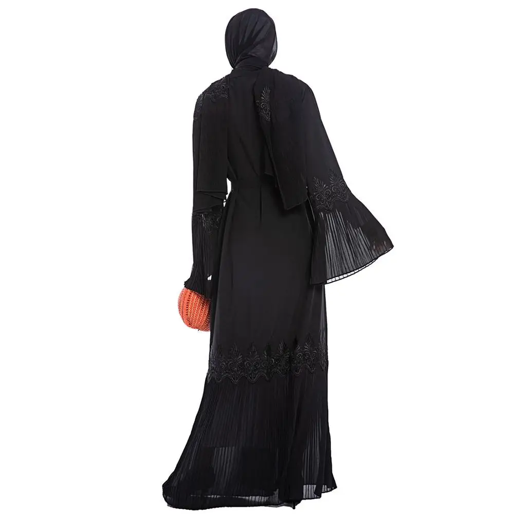 Vetement Femme 2021 Abaya турецкий кафтан марокканский Черный Модный модное простое женское
