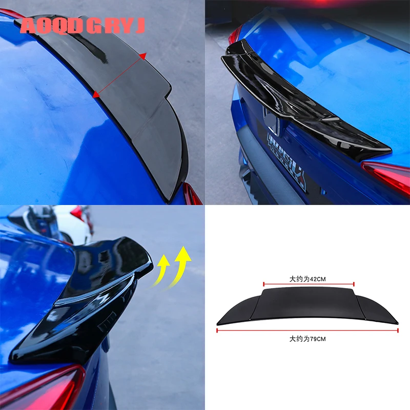 Автомобильный Стайлинг пригодный для Honda 10th Gen Civic Седан 2016 2020 спойлер заднего
