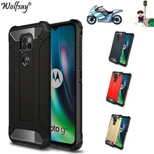 Case For Motorola Moto E7 Plus Case Bumper TPU+PC Hybrid Armor Cover For Motorola E7 Plus Phone Case For Moto E7 E 7 Plus 6.5