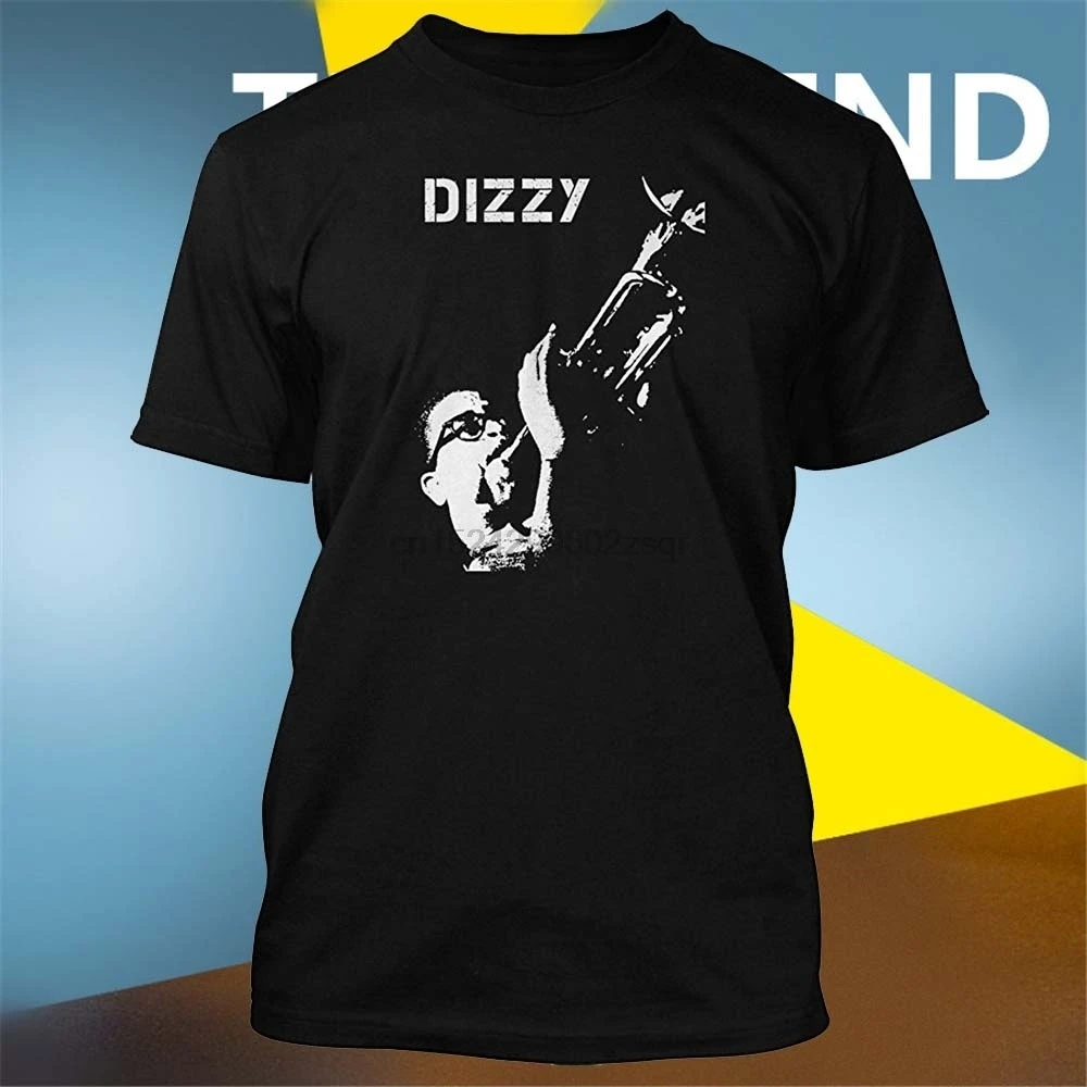 

Unique Design Soft Cotton Short Sleeves Dizzy Gillespie Jazz Trumpet Men'S T-Shirt