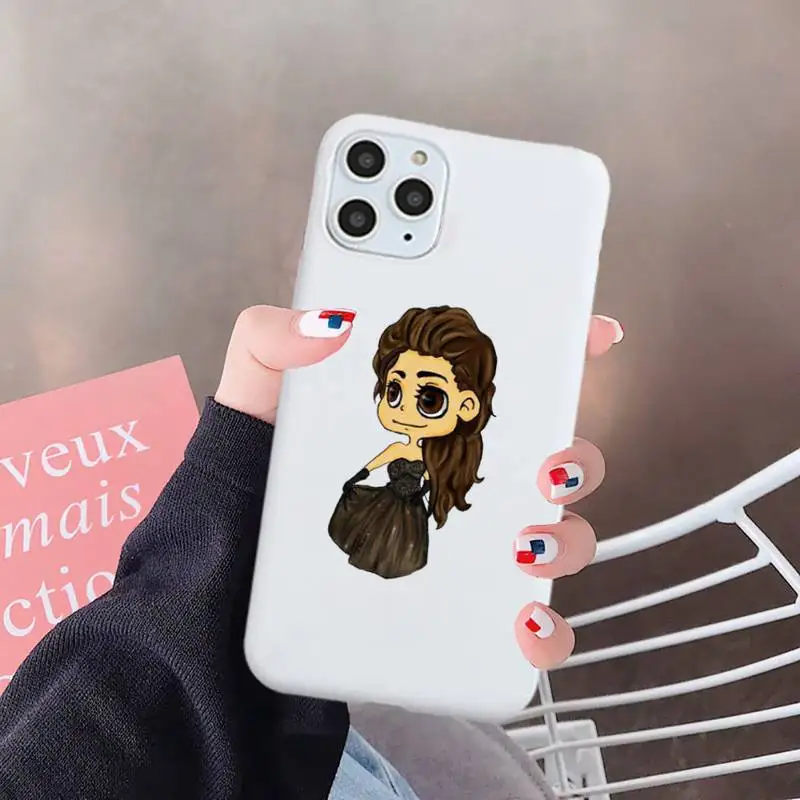 

The Vampire Diaries TV series Phone Case Candy Color for iPhone 6 7 8 11 12 s mini pro X XS XR MAX Plus