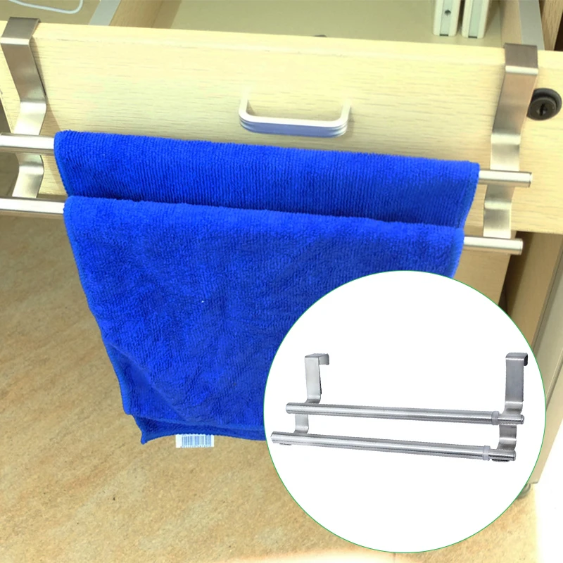 Над дверью держатель для чайных полотенец вешалка ванной комнаты крючок кухни. |