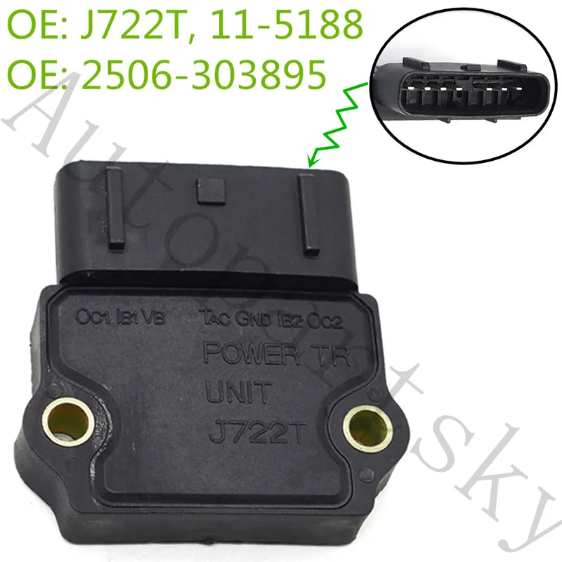 OEM J722T MD149768 модуль управления катушкой зажигания для Dodge Eagle Mitsubishi Plymouth 6H1068 CBE735 E1997