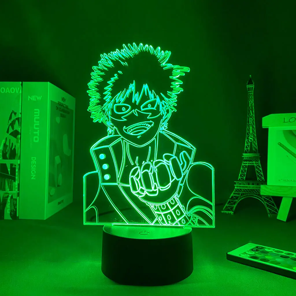 

3D Lamp Anime Light My Hero Academia Valentines Day Gift Lights Led For Decoration Lighting Will of Holidays Lamp Night