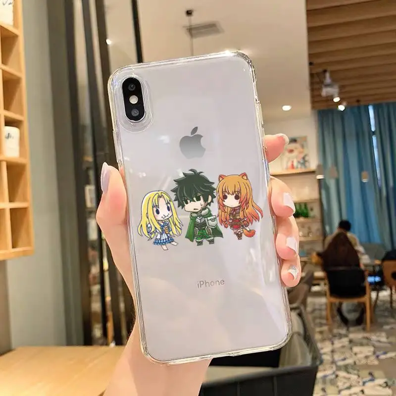 Чехол для телефона с изображением героев аниме The rising of the shield iPhone 11 12 Mini 13 Pro XS Max X 8 7