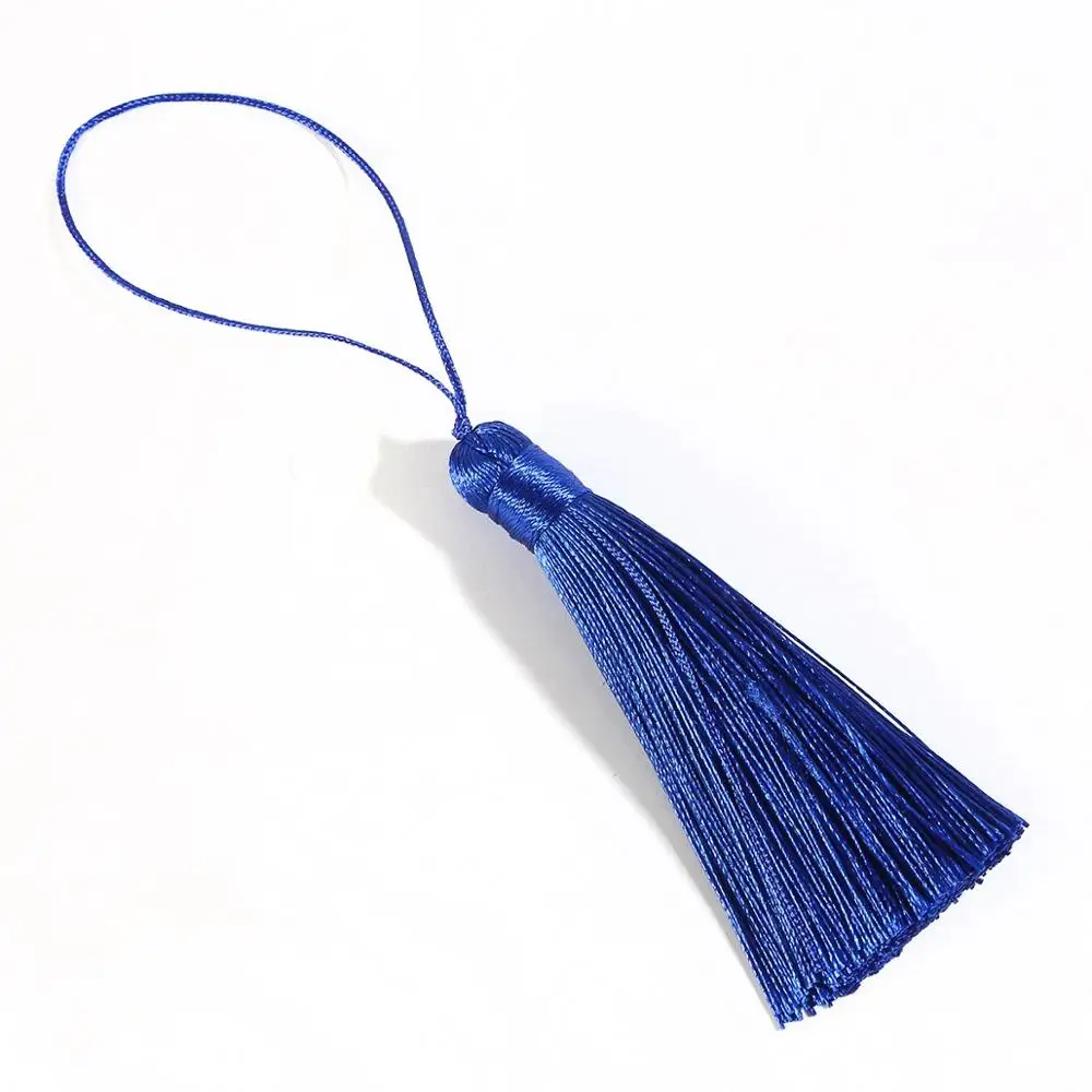 royal blue 8 см+ 8 см шнур кисточкой для DIY нитяная занавеска висячая подвеска автомобиль сумка Украшение дома швейная поставка - Цвет: royal blue
