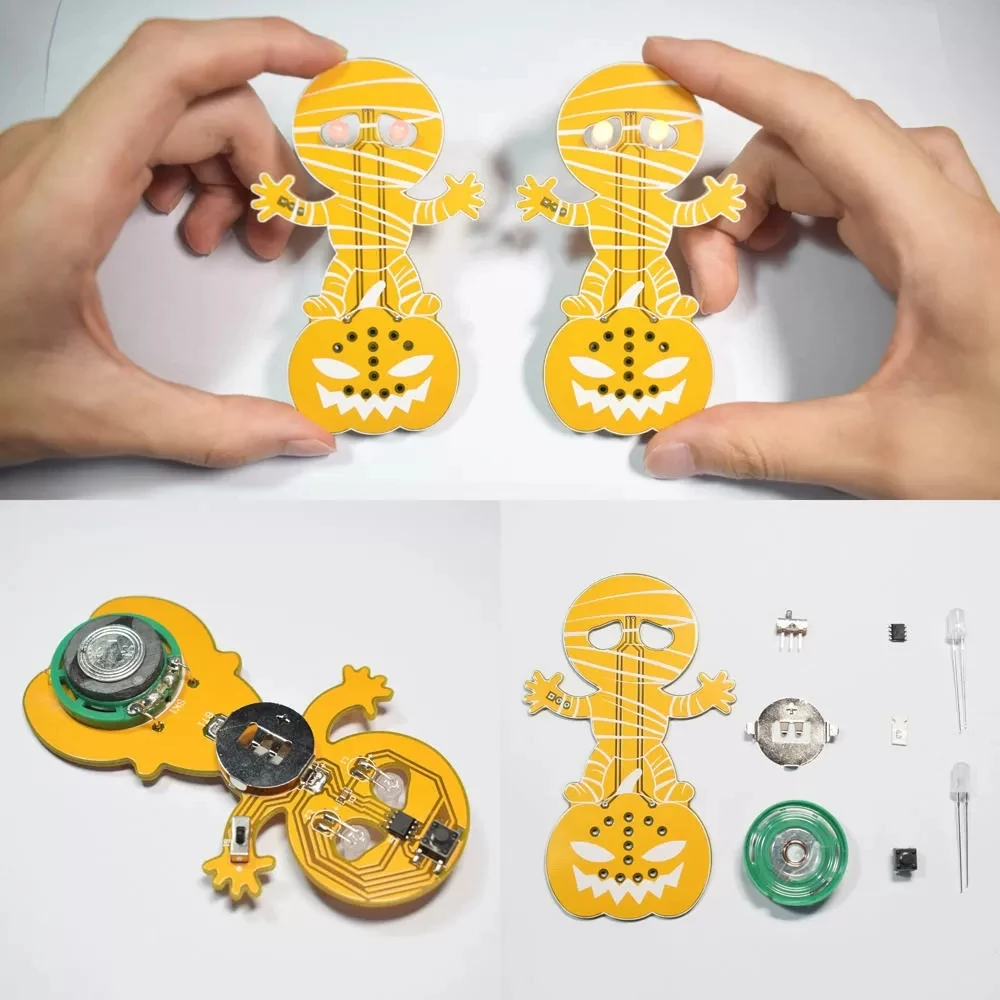 3 шт./лот желтая Хэллоуин ужас Тыква Голова мама призрак кричащий Сделай Сам