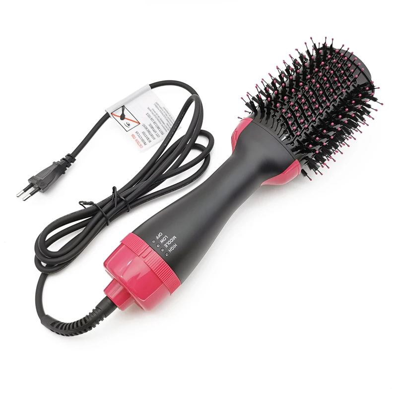 

New 2 IN 1 One Step Hair Dryer Hot Air Brush Hair Straightener Comb Curling Brush Hair Styling Tools Ion Blow Hair Dryer Brush