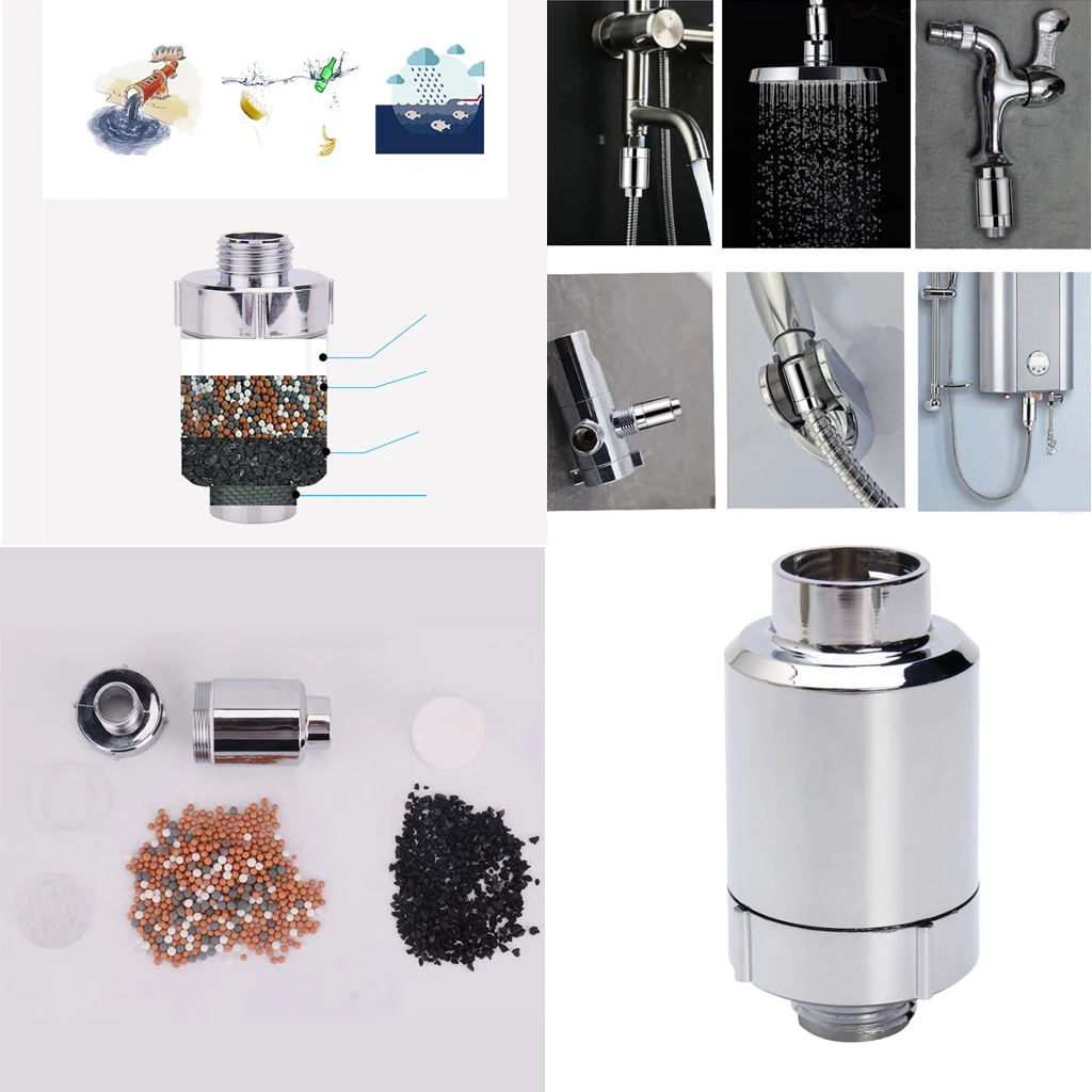 Фильтр для душа фильтр головки твердой воды очиститель смесителя домашнего