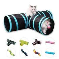 collapsible cat tunnel tube cat play tent interactive toy pet toys peek hole toy toy indoor outdoor cat training toy tubes