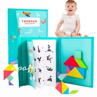 magnetic 3d puzzle jigsaw tangram game baby montessori learning educational toy drawing board game toys for children brain tease