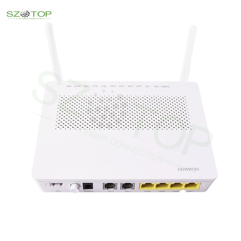 

100% Original New Huawei HG8245H GPON ONU 4GE+2TEL+USB+WIFI 5dbi Dual Band Router Modem SC UPC Interface Full Set ONT