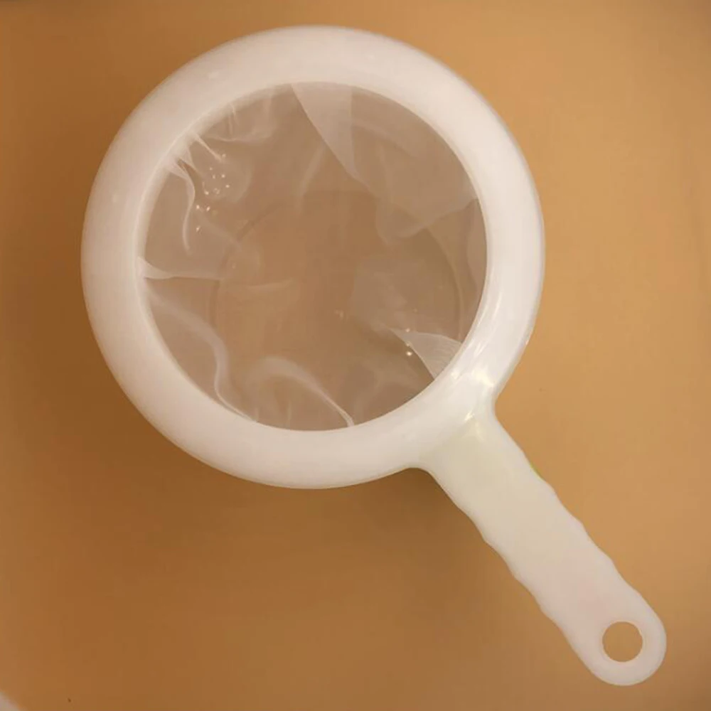 Многоразовый нейлоновый супер тонкий Φ 100 20 400 сетчатый дуршлаг с ручкой для меда
